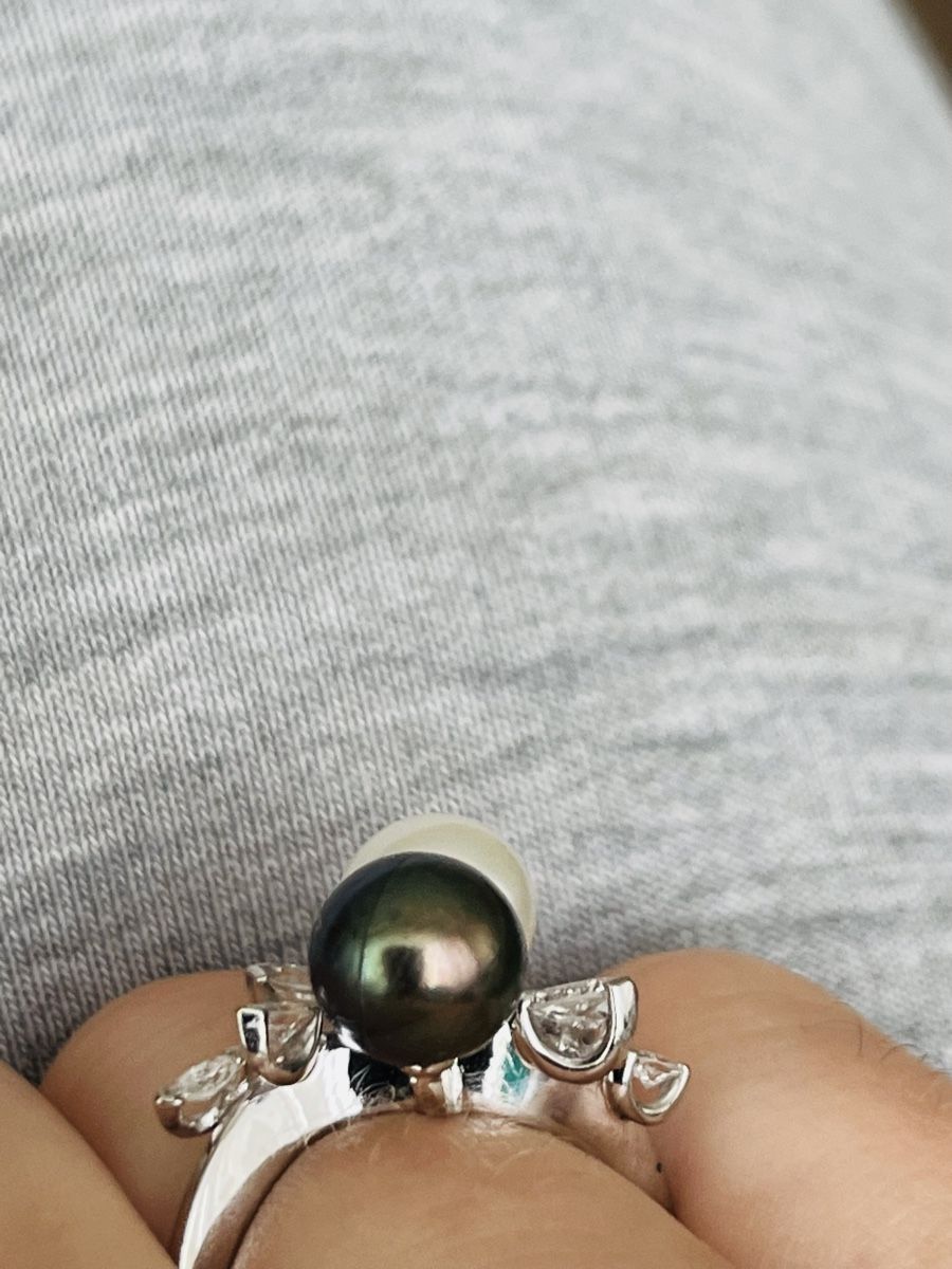 Anelli: Gold Ring mit Diamanten und Perlen – Usato da Jegenstorf venduto da wey_k9j9 5