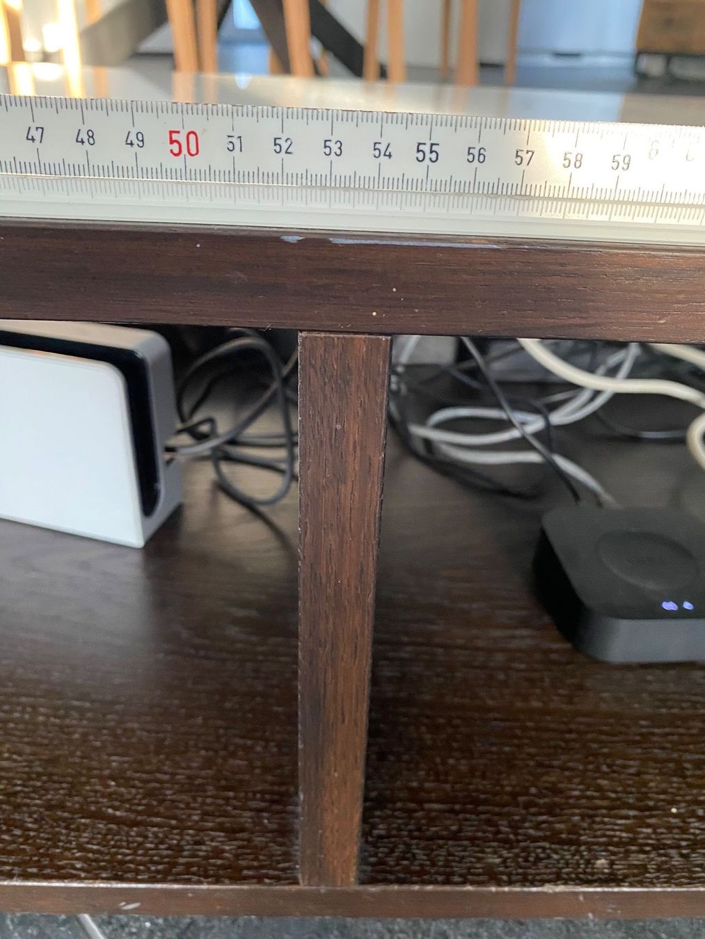 Mobili TV: Lowboard / TV-Möbel aus Holz, Glasabdeckung – Usato da Speicherschwendi venduto da ChHW 5