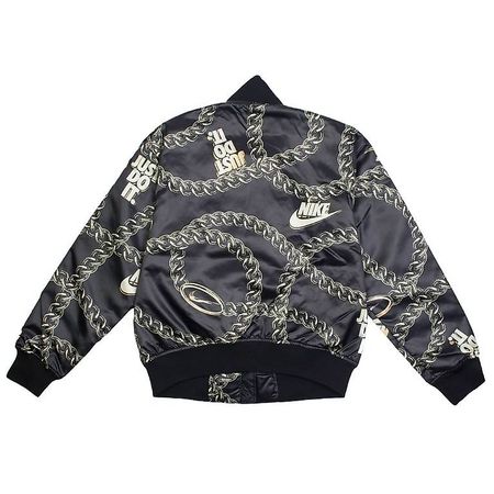 Nike Bomberjacke Schwarz Gold