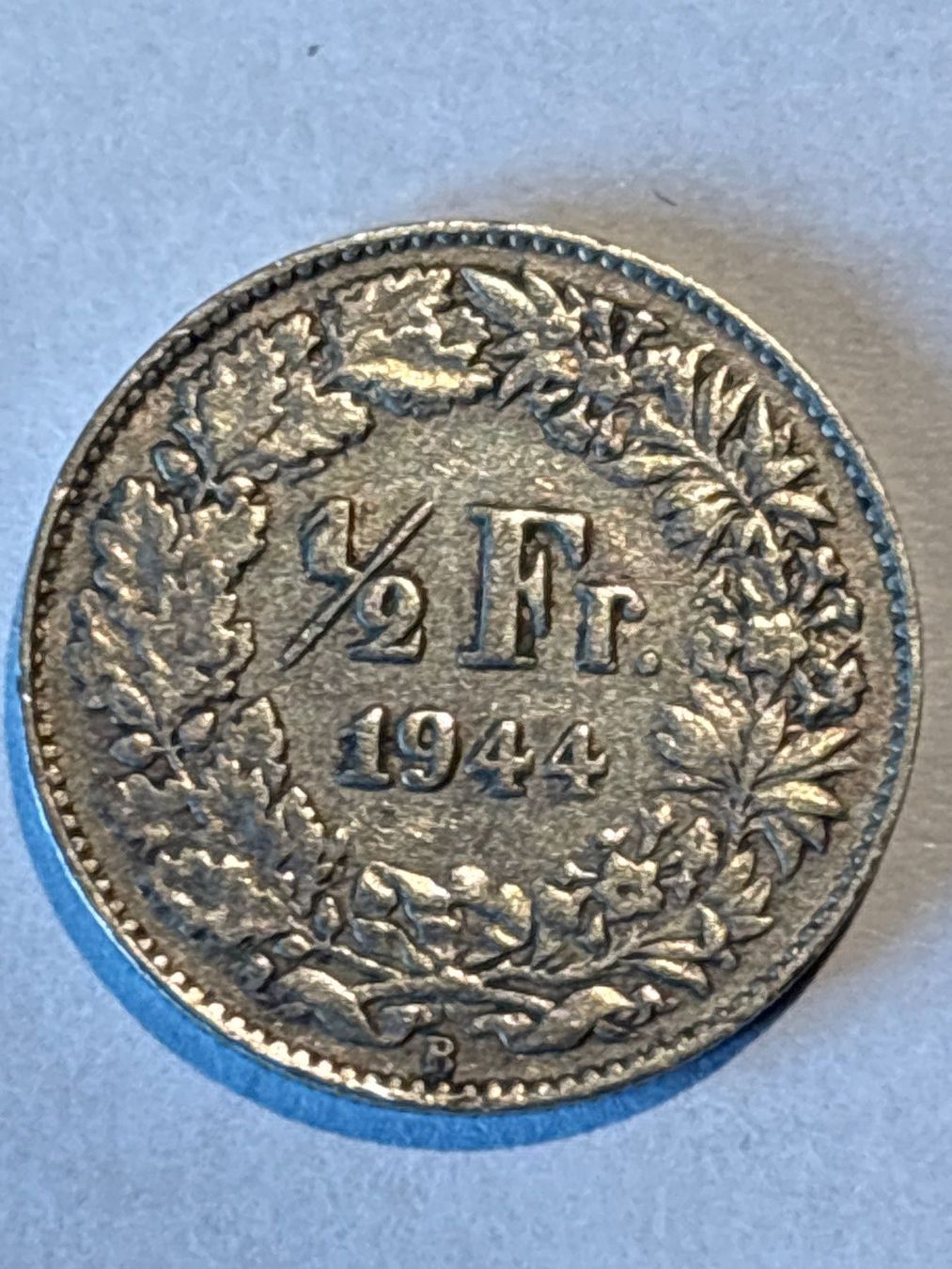 Tutti le monete: 1/2 Fr. Münze 1944 – Usato da Salvenach venduto da Haeseli59