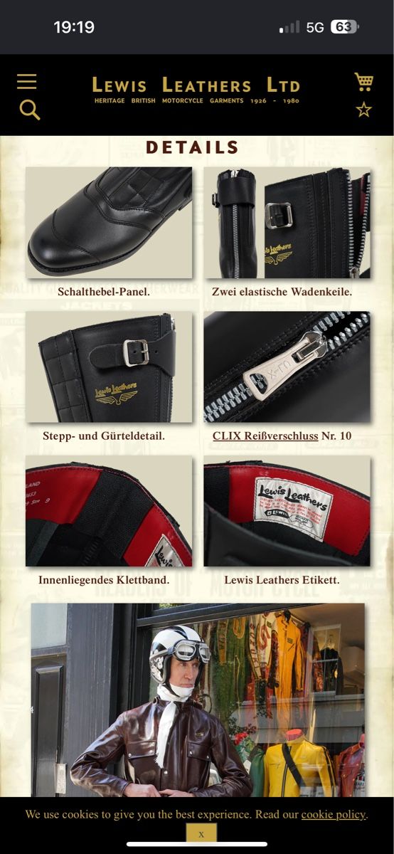Scarpe da uomo: Motorradstiefel gr.46 Lewis – Nuovo e nell'imballaggio originale da bellmund venduto da Mickey71 7
