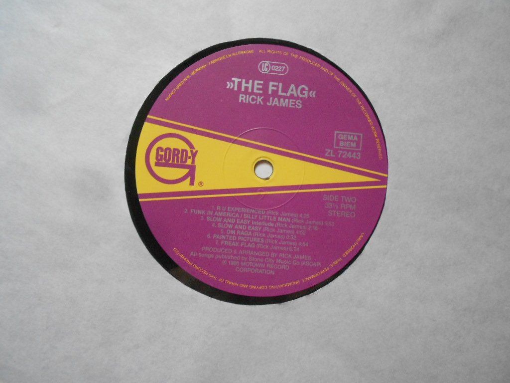 Schallplatten: RICK JAMES  -  THE FLAG – Gebraucht aus Bex von Giorgiob 4