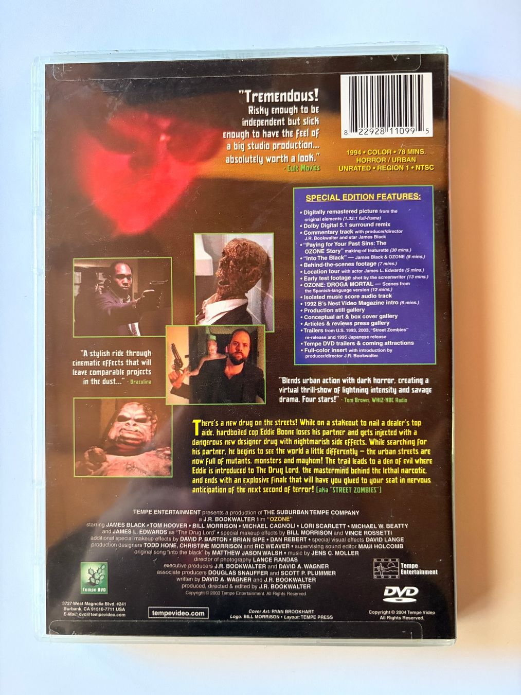 Tutti i DVDs: OZONE (1994) Uncut DVD ab CHF 1.- – Usato da Lützelflüh-Goldbach venduto da Blink840 1
