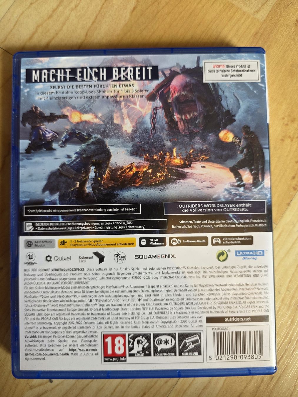 Jeux: PS5 Outriders Worldslayer  – D'occasion à Ehrendingen par lax21 1