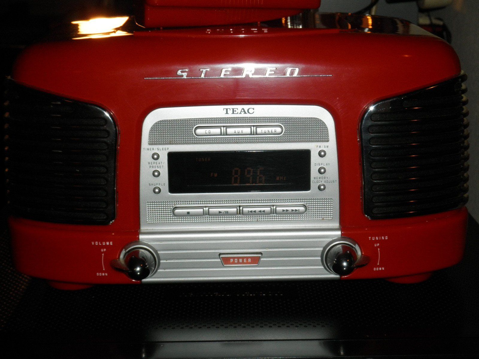 Teac Multimediaplayer & Streamer: Radio CD Player TEAC SL-D90 Rot Retro Design – Gebraucht aus Wittenbach von Nostalgie1965 6