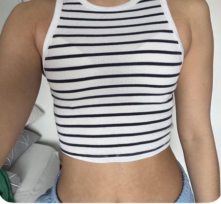 tank top à rayures 