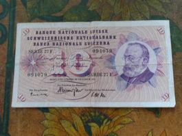 SUISSE  10  Francs  1961  (4079)  Billet