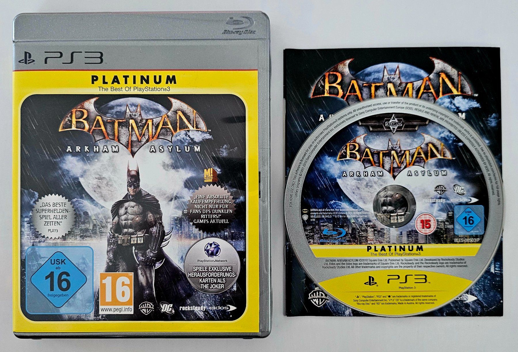 Sony Giochi: Batman Arkham Asylum Platinum Edition (PS3) – Usato da Holziken venduto da Miglioregamesnmore