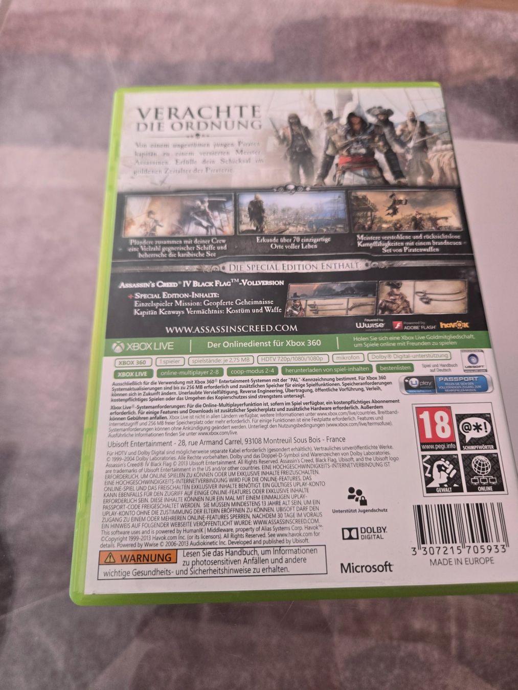 Jeux: Assassin's Creed Black Flag Xbox 360 – D'occasion à Bussigny par Kfdlt 1