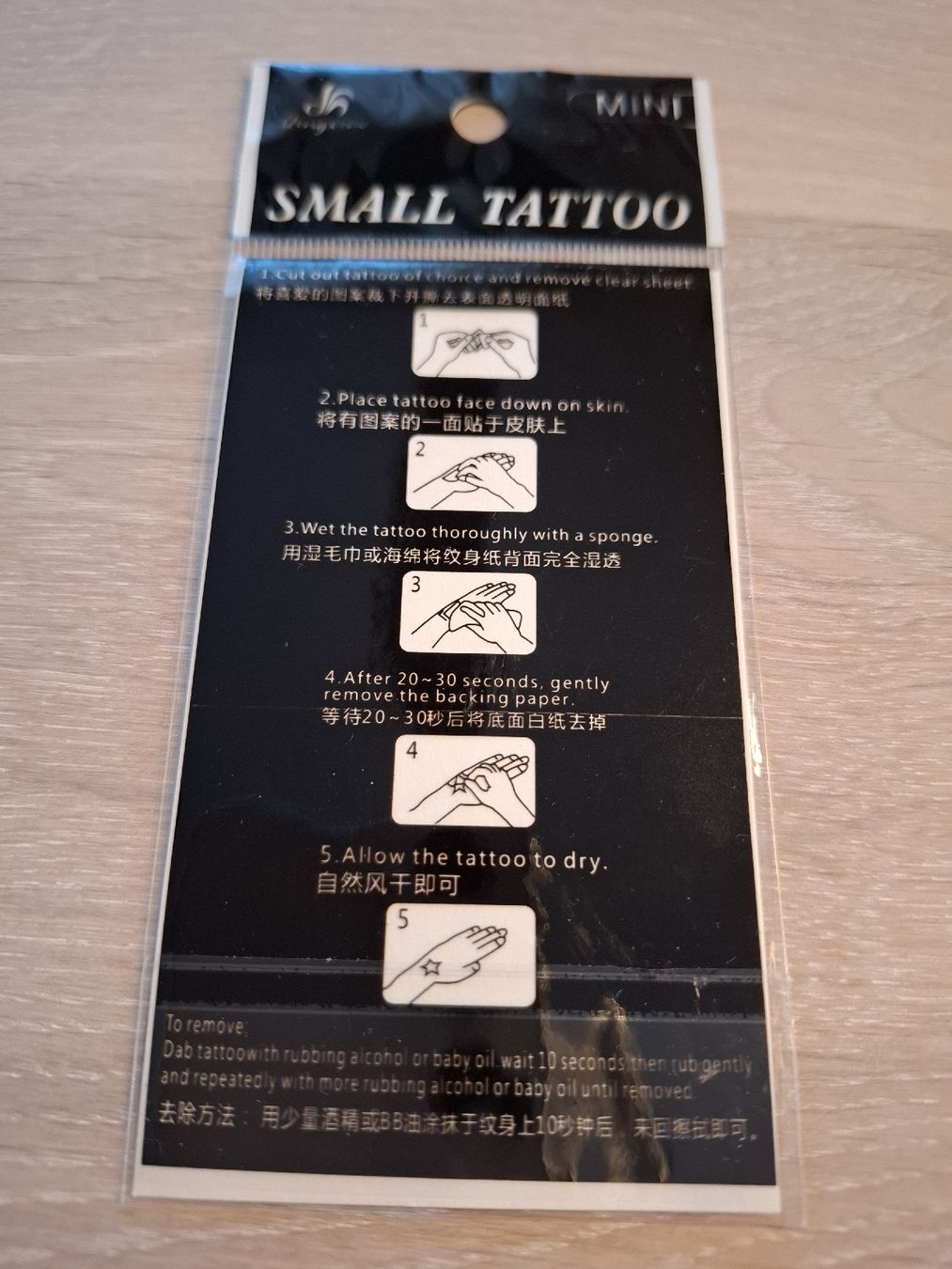 Tutte le decorazioni: 🌸 Mini Tattoo - Sommerblumen Design – Nuovo e nell'imballaggio originale da Bäretswil venduto da Galada 1