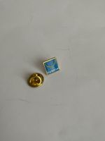 Pin Sunrise goldfarben quadratisch