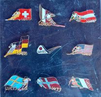 Set mit Pin Wintersport WM 1993