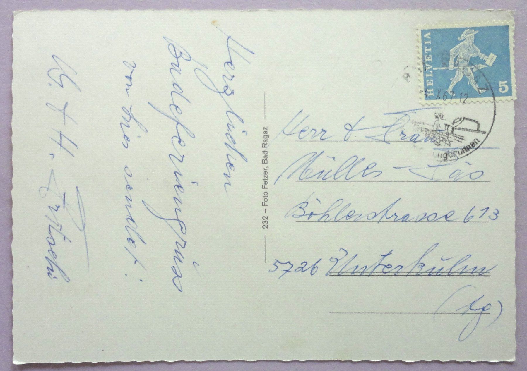 Cartes postales: Bad Ragaz – D'occasion à Fétigny par Billy2miny 1