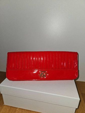 Ted Baker Clutch rot in Lackoptik
