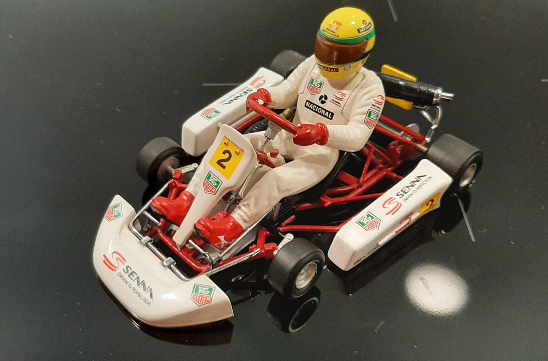 Ayrton Senna Kart Modell Paris Bercy 1993 Minichamps 1:18 | Acheter sur  Ricardo