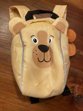 Süsser Kinderrucksack Löwe mit Sicherheitsgurt 🦁