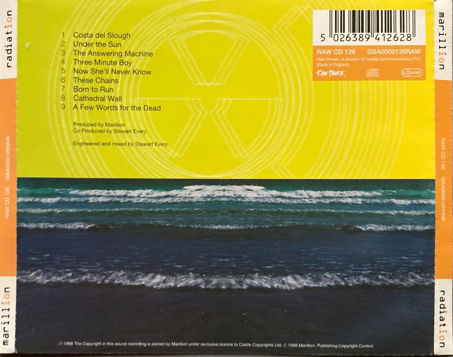 Dischi in vinile: MARILION - RADIATION – Usato da Poliez-Pittet venduto da Newtown-Records 1