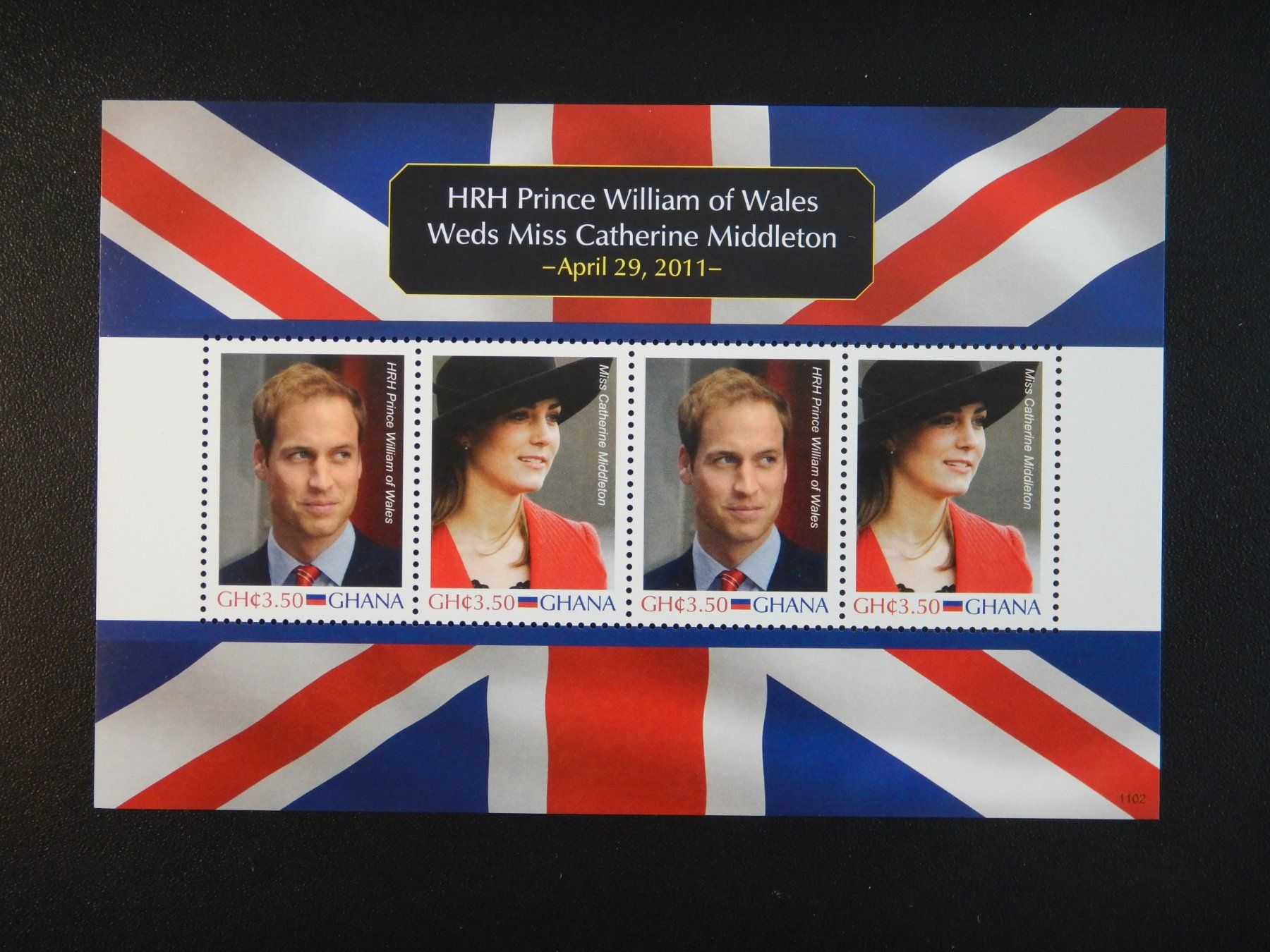 Alle Briefmarken: Ghana Royal Wedding 2011 ** – Gebraucht aus Zürich von Muehlekauf