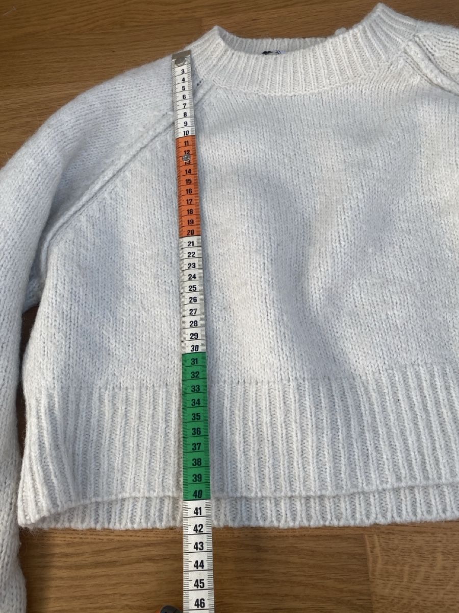 Zara Maglioni & Felpe: Pull Zara crème – Usato da Villeret venduto da Laloer22 3