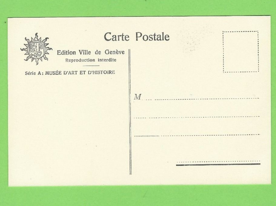 Ansichtskarten: Genève, Musée d'Art et d'Historie – Neu (gemäss Beschreibung) aus Zürich von t24_de 1