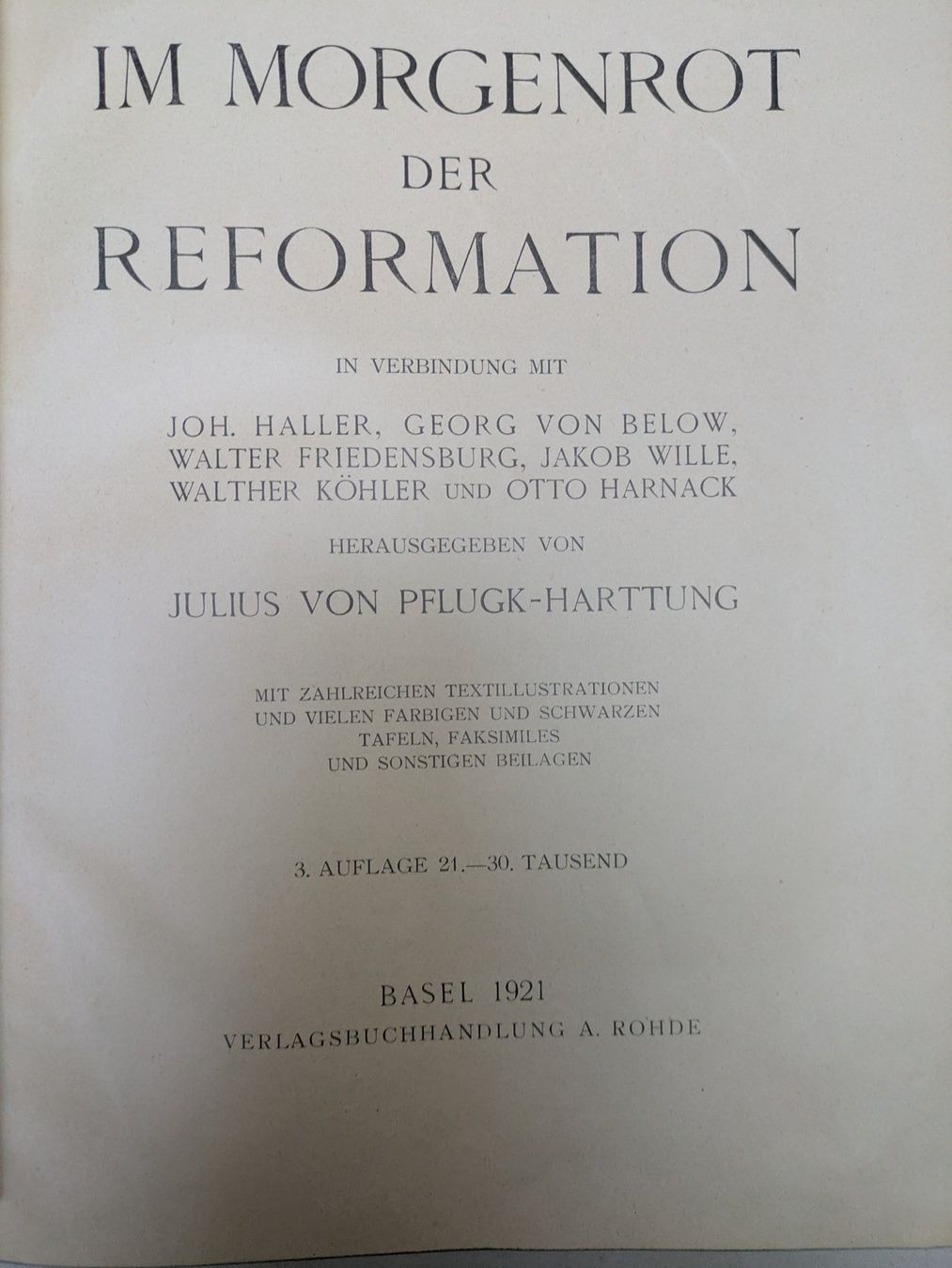 Libri: Buch "Im Morgenrot der Reformation" – Usato da Schönenbuch venduto da Mibuba 2