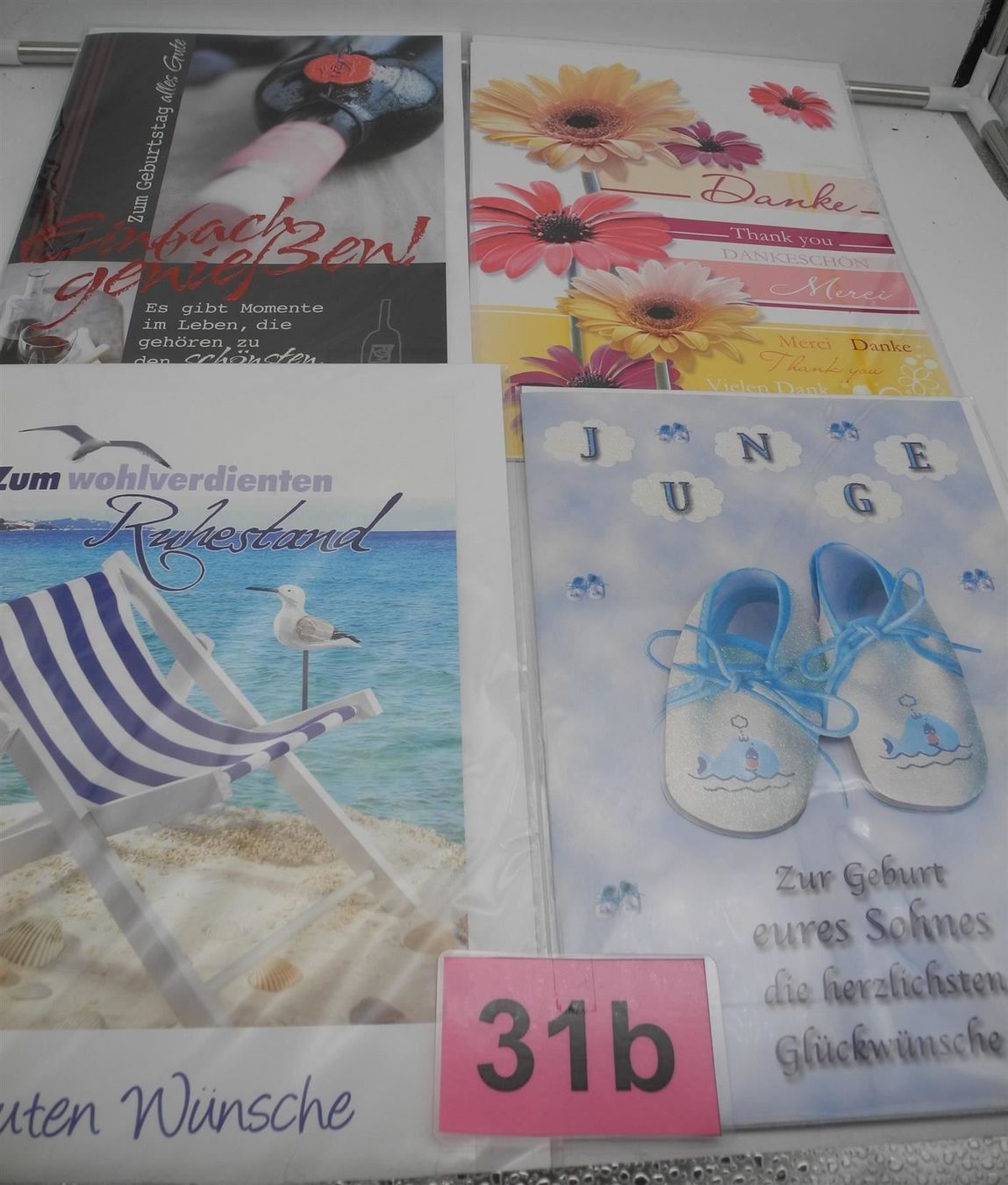 Cartoline: 4 Glückwunschkarten, Nr. 31b – Nuovo e nell'imballaggio originale da Kottwil venduto da Crazyrolf