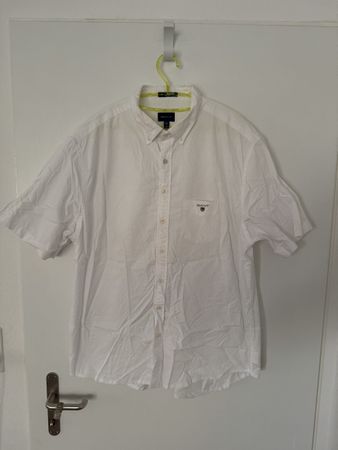 GANT Oxford Hemd, weiss, Gr. 2XL, Kurzarm, oryginal!