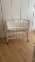 Tissi Babybett / Beistellbett weiss inkl. Zubehör – NEU