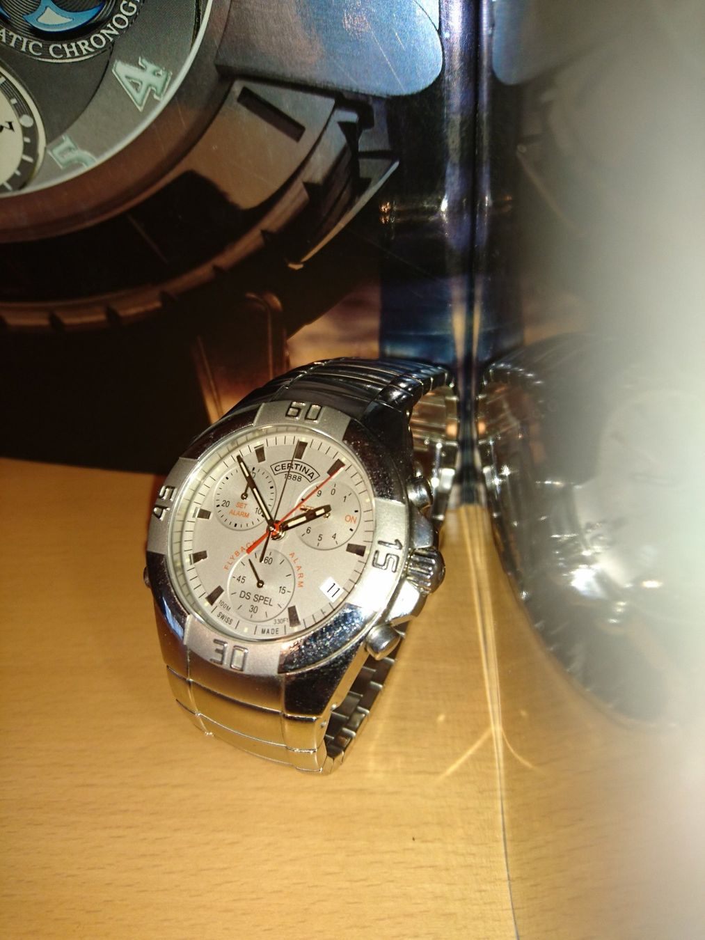 Certina Orologi: Klassiker Certina DS Spel Chronograph mit Alarm - Full Set – Usato da Reinach BL venduto da Softseller 1