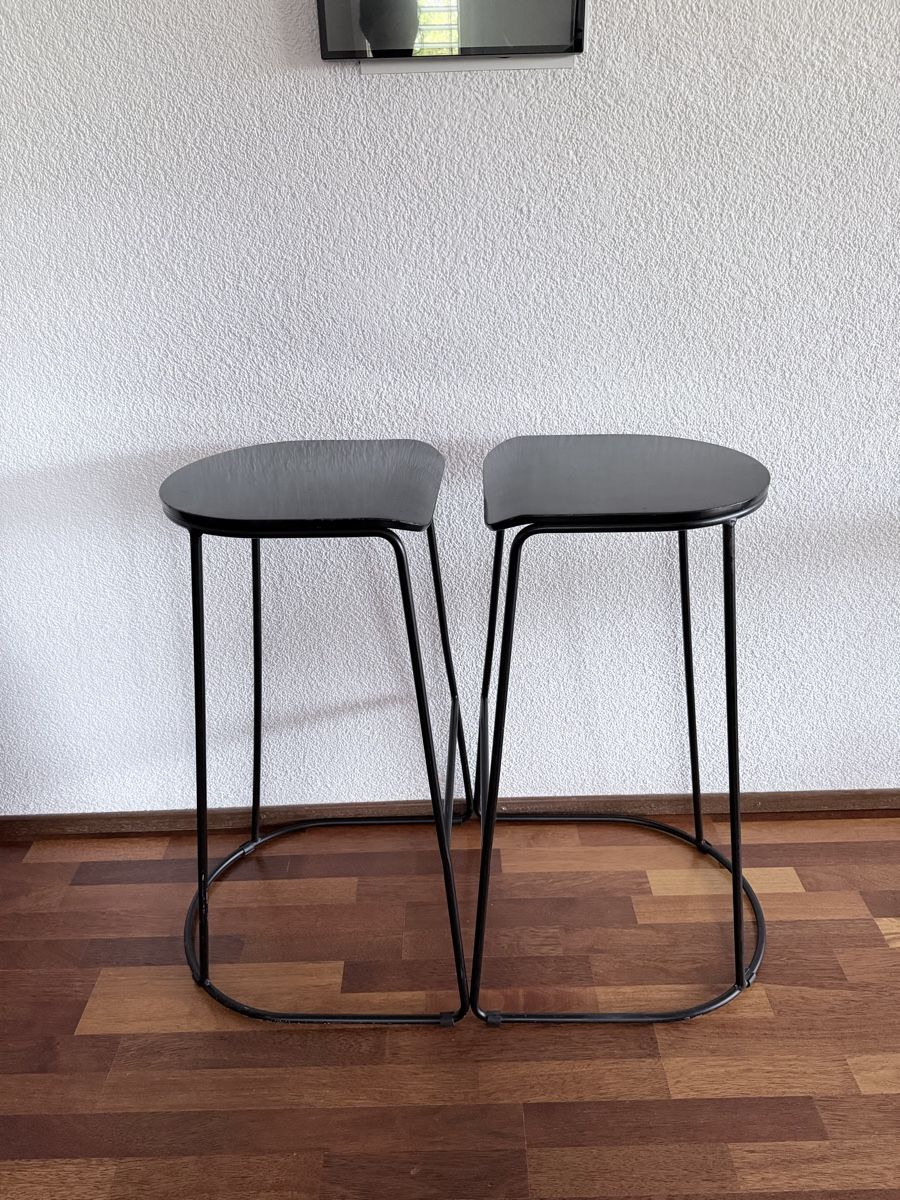 Sgabelli: 2 tabourets de bar Interio modèle Joss -  noirs – Usato da Givisiez venduto da krl_8f2w 1