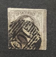 Belgien 1850-58, King Leopold I, 10c gestempelt