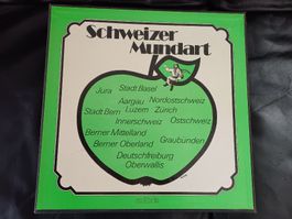"Schweizer Mundart" Schallplatten-Set Ex Libris 12St.
