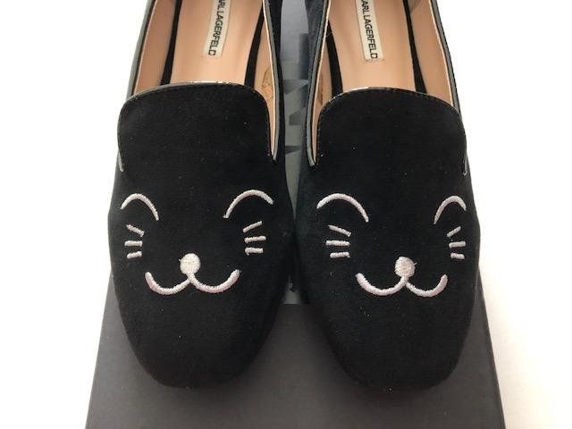 Karl Lagerfeld Scarpe da donna: Karl Lagerfeld Flat with cat embroidery – Usato da Lausanne venduto da ani_s6m2 1