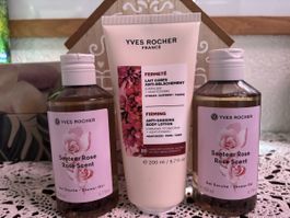 Yves Rocher Lot 2x Gel Douche et 1 lait corps