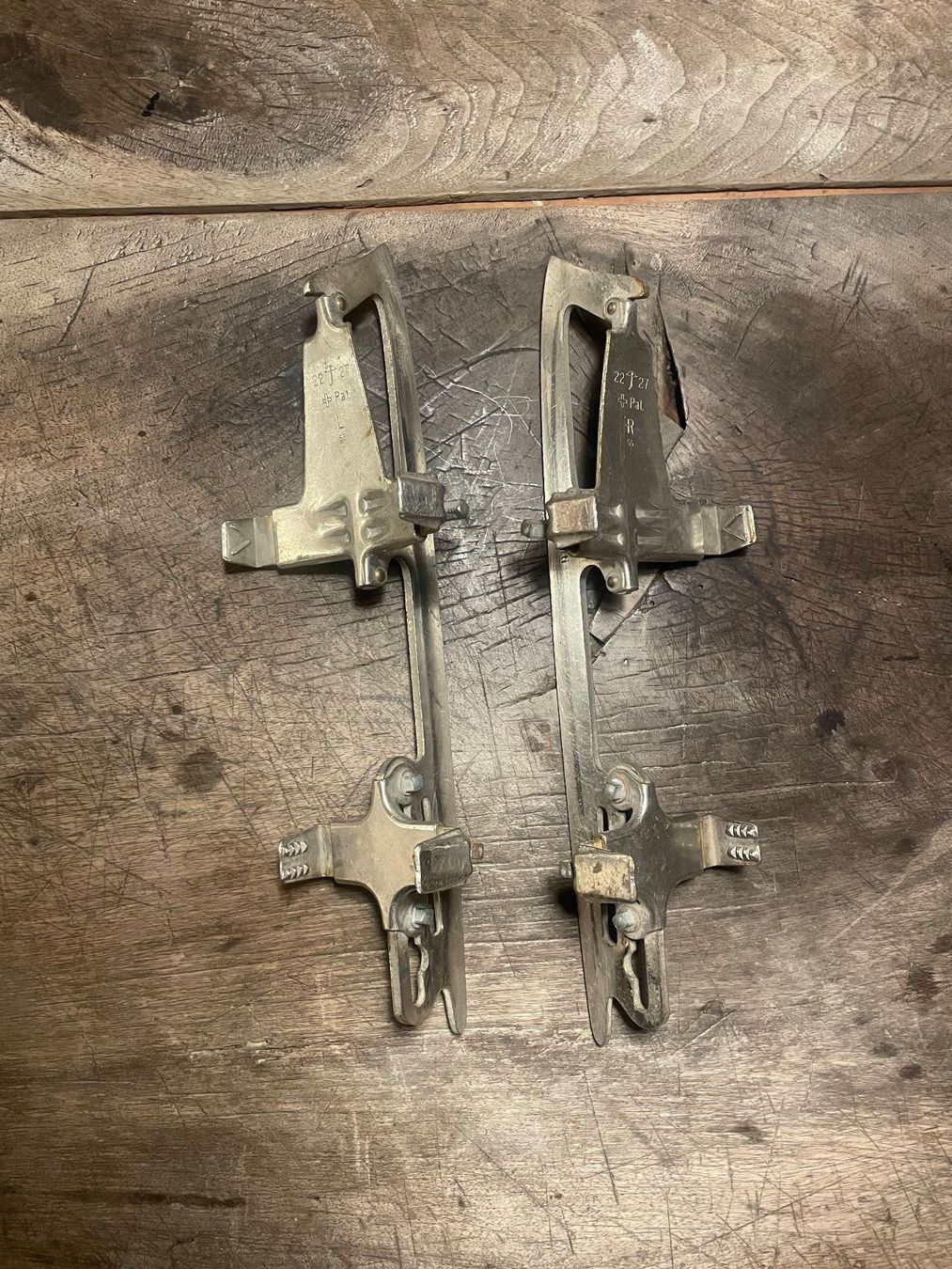 Pattini da ghiaccio: Vintage Schlittschuh, "Schraubendampfer", Schraner – Usato da Zuoz venduto da ViRuFu