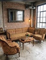 Superbe Salon de Style Louis XV – Canapé & 2 Fauteuils