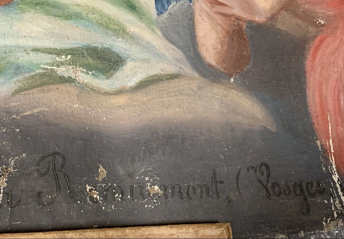 Dipinti: Mondsichel Madonna 1861 – Difettoso da Wolfhalden venduto da SecondAntique 4