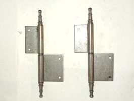 2 schöne antik Style Fischbänder, Eisen (LOT673#MBS3)