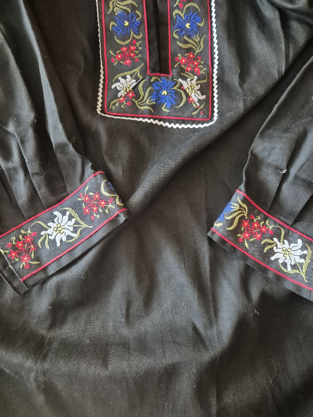 Hemden: Sennenbluse . Edelweisshemd . XXL – Neu (gemäss Beschreibung) aus goldingen von M.Balmer-13 1
