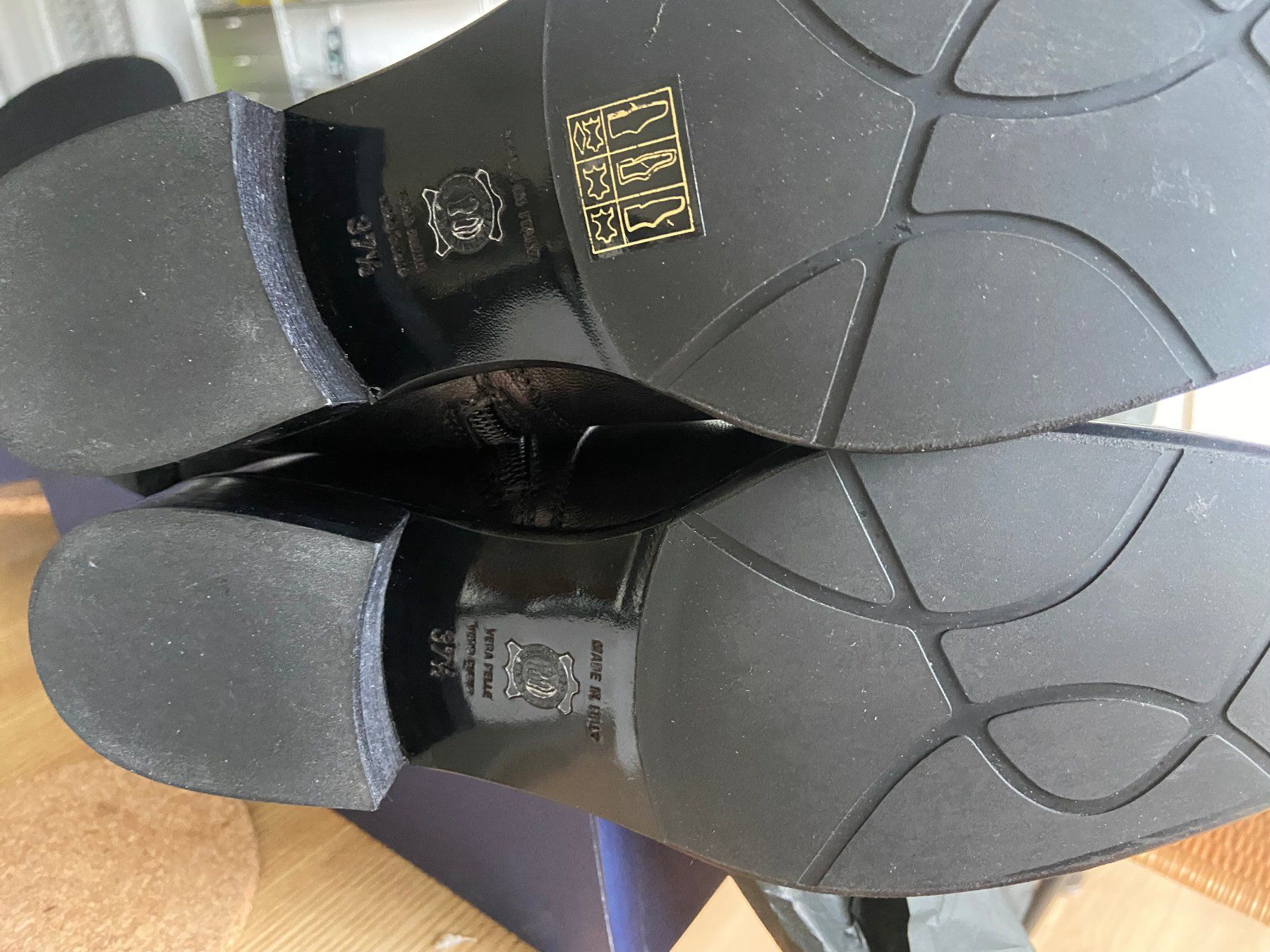 Damenschuhe: Lederstiefel Moda di Fausto (Nappaleder) – Neu und originalverpackt aus Villeret von cids 4