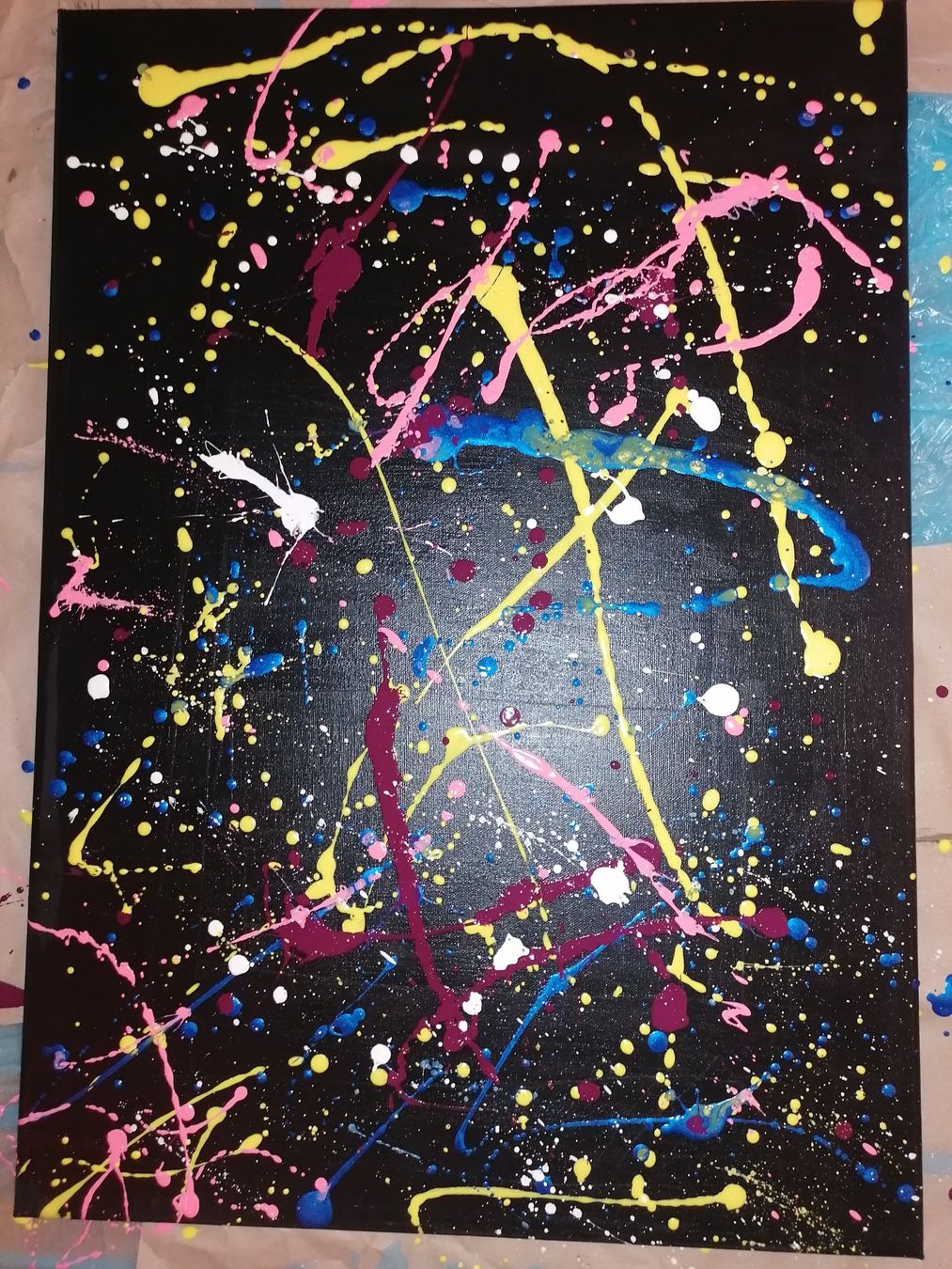 Dipinti: Acrylpainting 50x70 cm – Usato da Winterthur venduto da Nutzen_statt_weg1