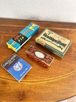 Konvolut Antike Zigaretten-Schachteln & Etui Zigarren