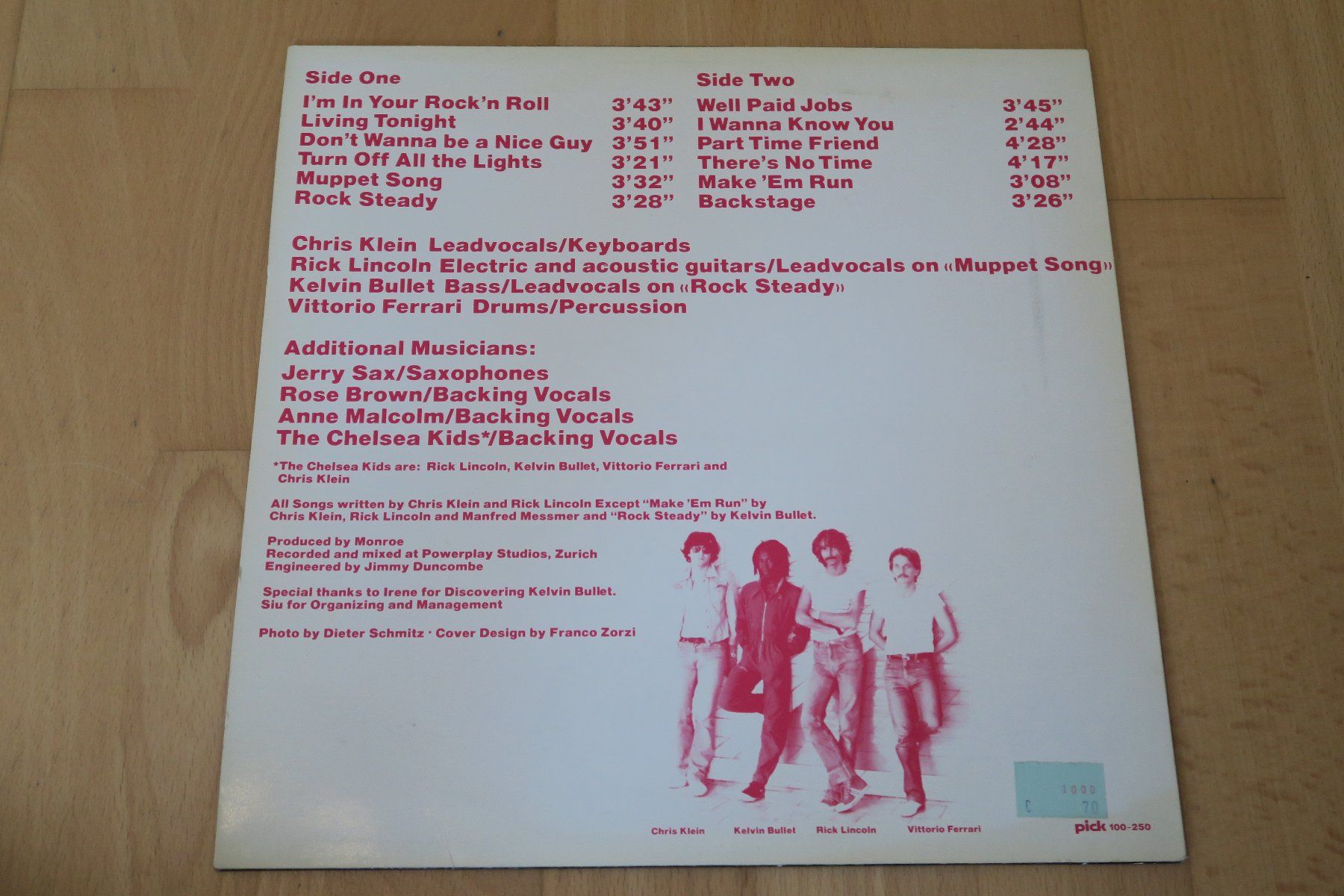 Dischi in vinile: Monroe – Backstage – Usato da Thun venduto da Karibu70 1