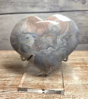 Pink Amethyst Herz 380g