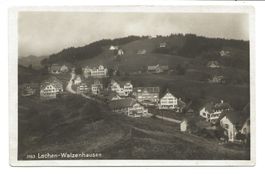Lachen - Walzenhausen (AR) Dorfpartie - echt Foto-AK um 1925