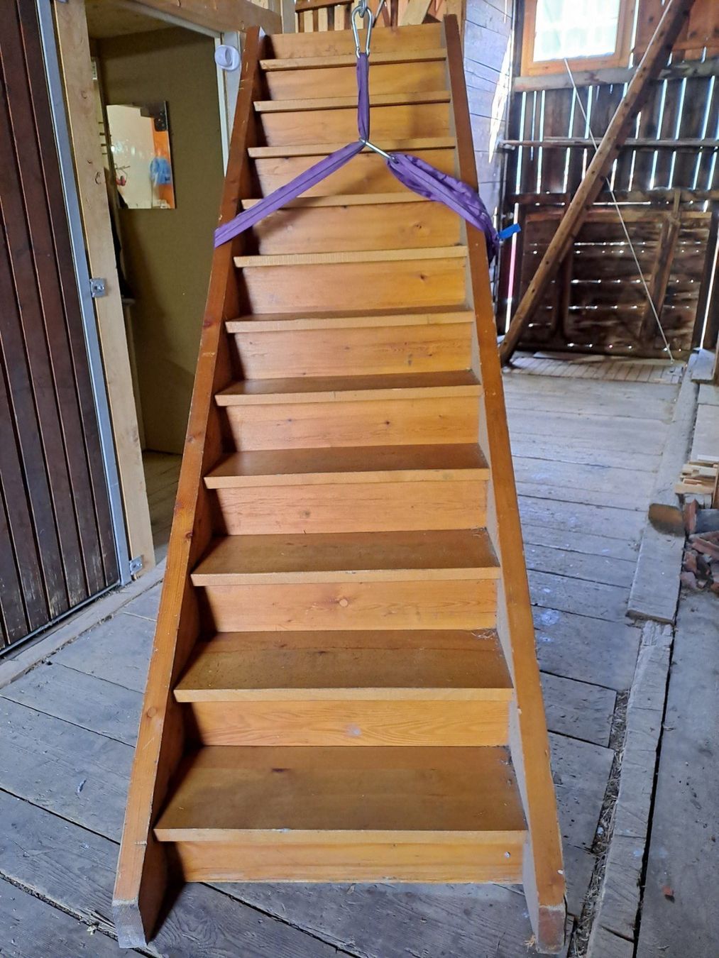 Treppen: Holztreppe – Gebraucht aus Sedrun von placi13.