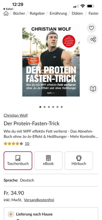 Christian Wolf: Der Protein-Fasten-Trick - Neu und unbenutzt (Neu und ...