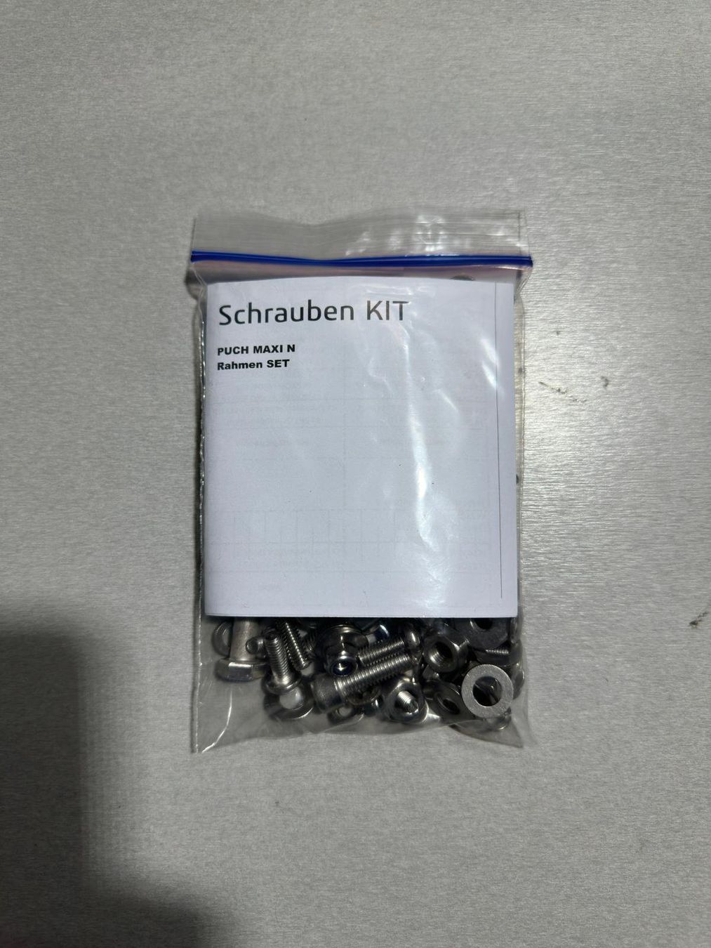 Puch Parti ricambio per ciclomotori: Puch Maxi N SchraubenSet - Inox Edelstahl  125-teilig Rahmen – Nuovo (secondo la descrizione) da Kirchleerau venduto da Toeffli_Schrauber 1