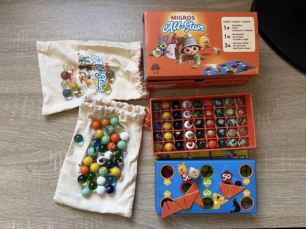 Migros Biglie: All-Stars collection de billes Migros – Nuovo (secondo la descrizione) da Martigny venduto da jcj_j2fb
