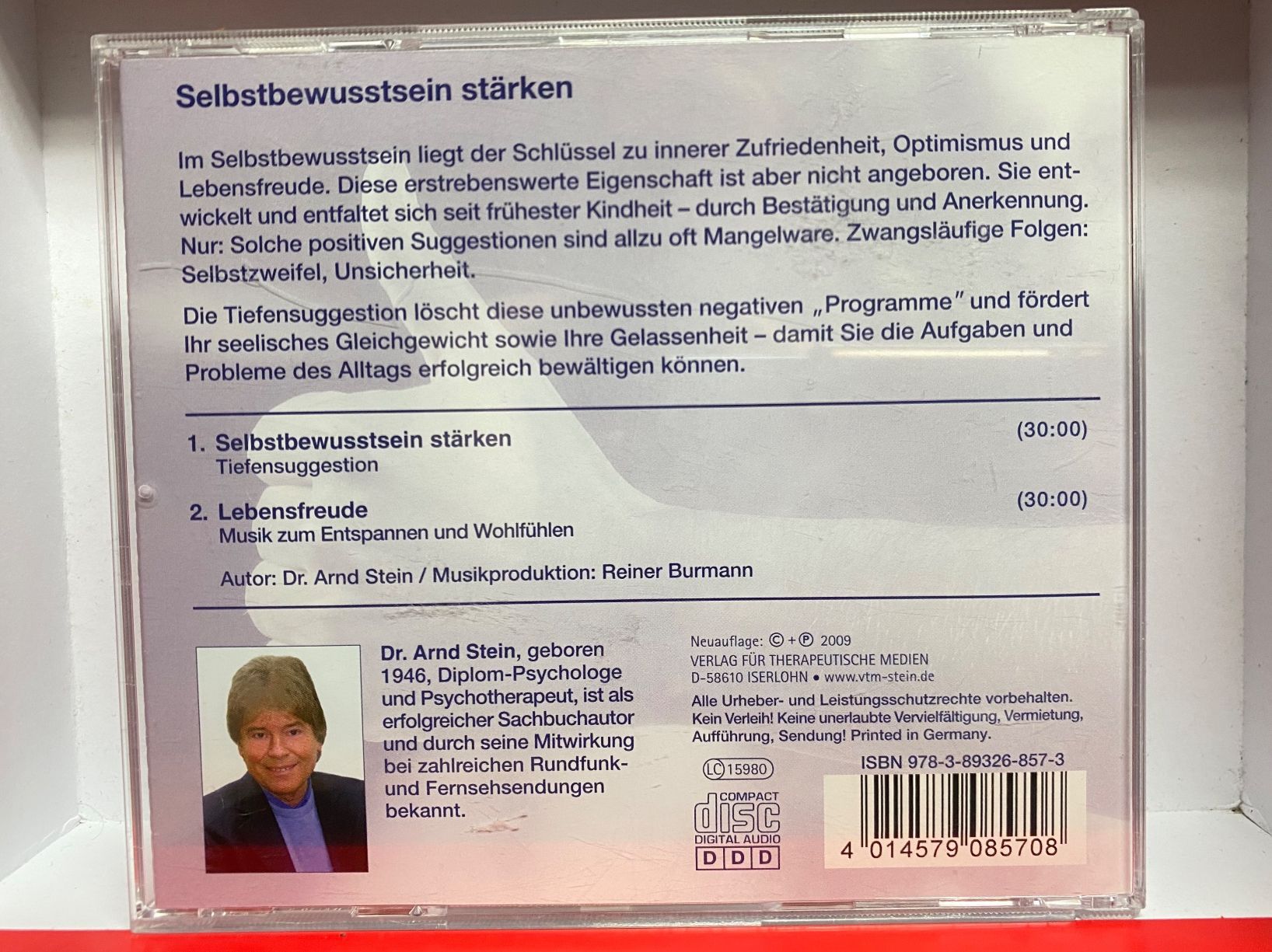 Audiolibri: Dr. Arnd Stein-Selbstbewusstsein stärken - Hypnose Coaching – Usato da Muri b. Bern venduto da AdidasCollector 1